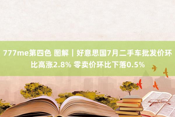 777me第四色 图解｜好意思国7月二手车批发价环比高涨2.8% 零卖价环比下落0.5%